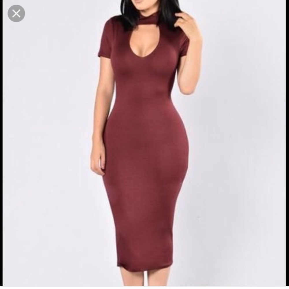 NWT Fashion Nova keyhole Dress